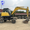 Колесный экскаватор Hyundai R60w б/у